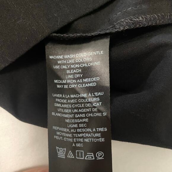 Anthropologie Maeve Colette Midi Skirt Women's XL Black Patch Pockets Clean girl - Picture 12 of 12